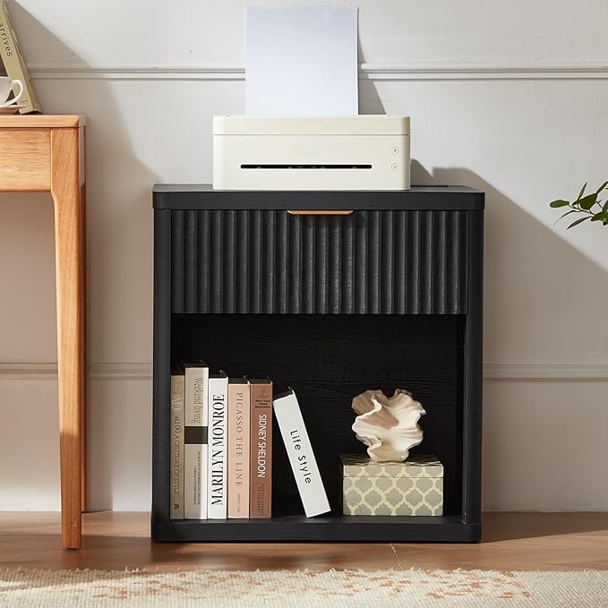 LEYAOYAO Fluted Nightstand - Image 5