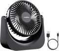 TRILINK Small USB Desk Fan – 5-Speed Mini Table Fan by TRILINK