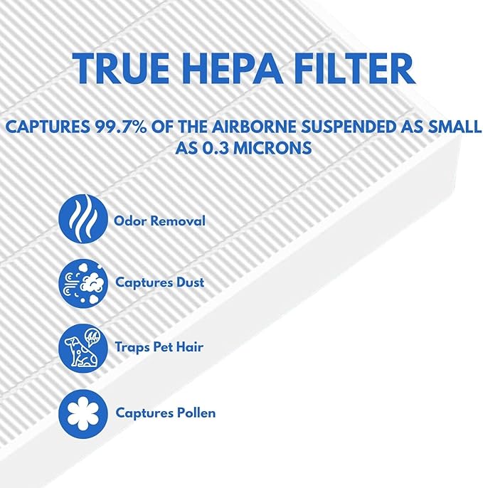 Nispira True HEPA Filter Replacement Set Compatible - Image 5
