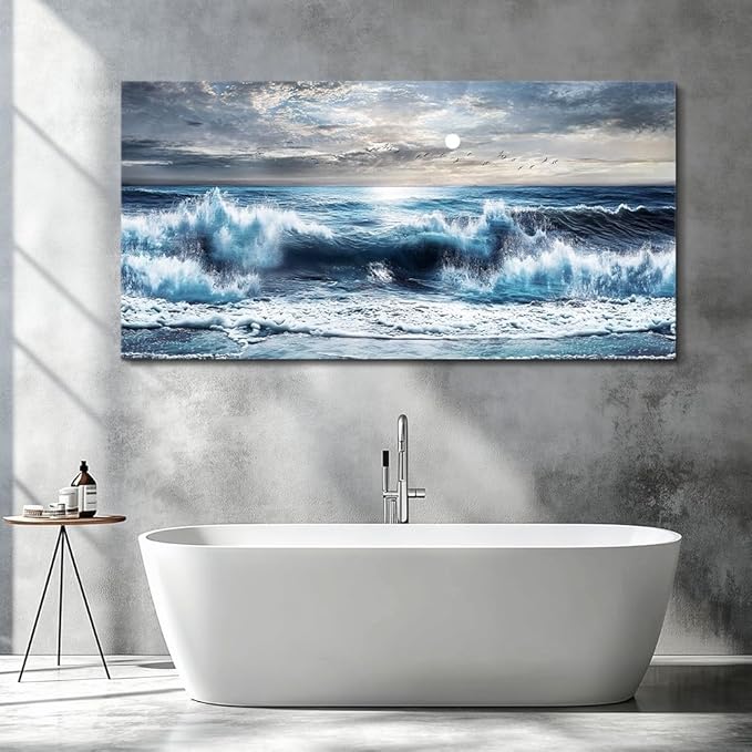 ERQINHUA Large Canvas Wall Art For Living Room Restaurant Wall Decor For - Image 9