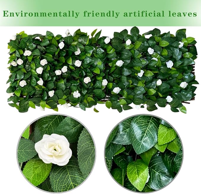 BYBAG Expandable Faux Ivy Fence Privacy Screen - Image 2