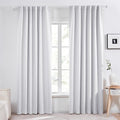 Deconovo Blackout Curtains, Thermal Insulated, W52 x L84 2 Panels, Back Tab by Deconovo