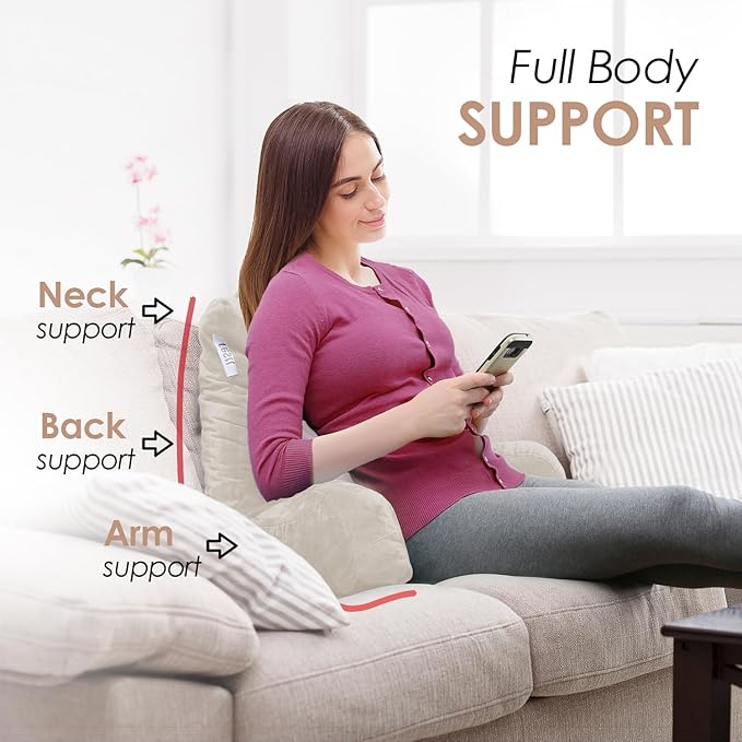 Nestl Reading Pillow with Shredded Memory Foam, Designed - Image 3