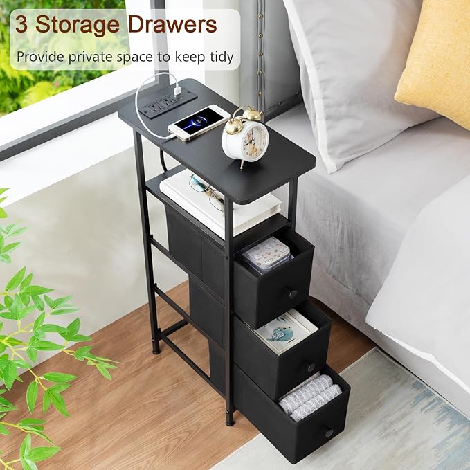 LOAKEKEL Narrow End Table Living Room - Image 8