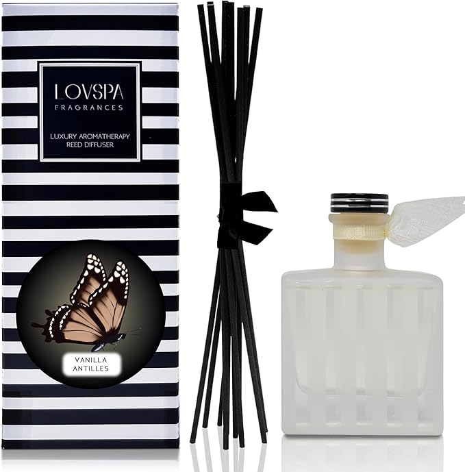 LOVSPA Reed Diffuser Set, Vanilla Antilles Scented Oil Diffuser - Image 2
