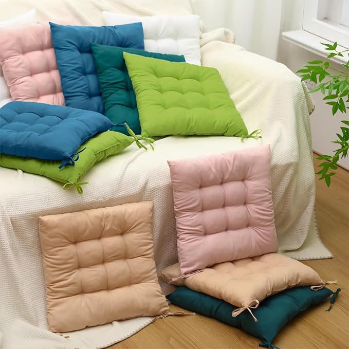 Geetery 12 Pcs Floor Pillows for Classroom Bulk Square Seating Cushions for - Image 4
