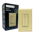 RunLessWire Click for Philips Hue – Battery-Free Wireless Smart Light Switch by RunLessWire
