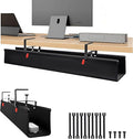 48" No Drill Under Desk Cable Management Tray by Unknown