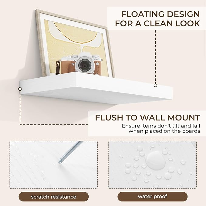 RICHFOCUS 16Inch Floating Shelves - Image 6