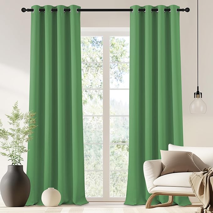NICETOWN Blackout Drapery Curtain Panel 90 inches Long by NICETOWN
