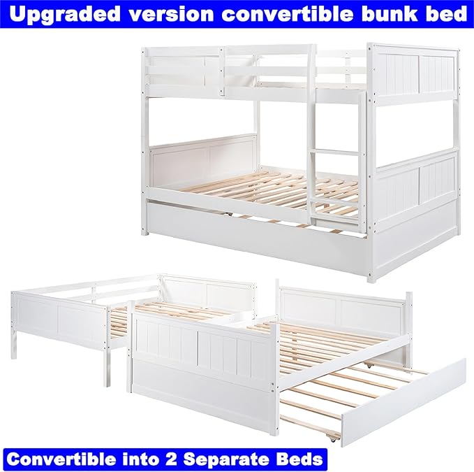 Upgraded Version Best Full Over Full Bunk Bed - Image 7