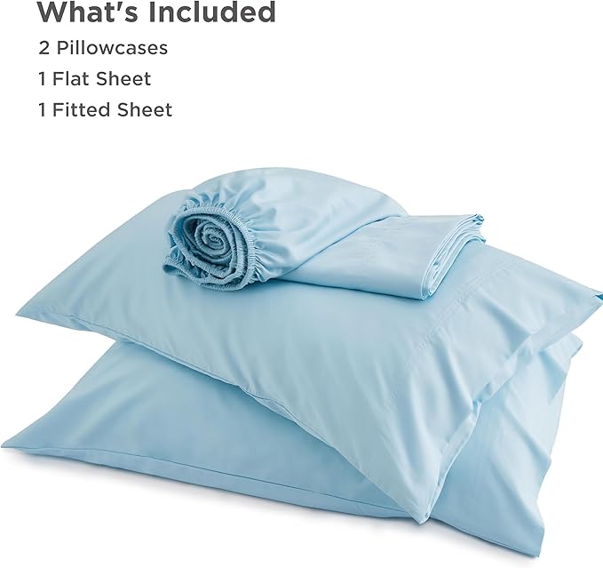 Bedsure Queen Sheet Set, Rayon Derived from Bamboo, Cooling Sheets, Breathable - Image 7