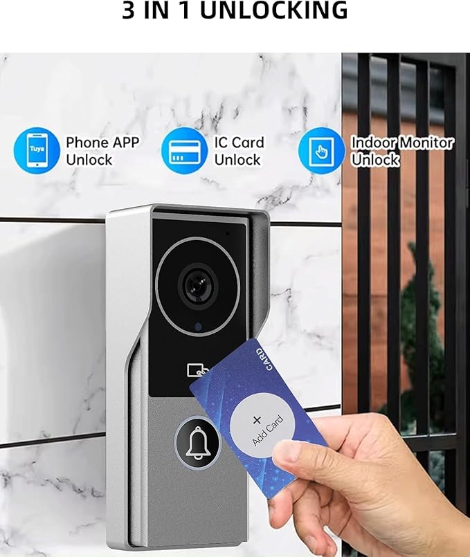 ANJIELO SMART Wired Video Intercom System, Video Doorbell Door Phone System - Image 5