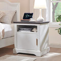 22" Large Fluted Nightstand by wow97EnrichYourLivingspace