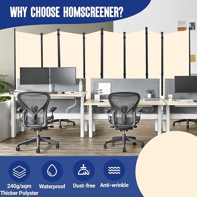 Room Divider Folding Privacy Screens - Image 3