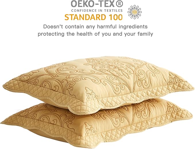 CHIXIN Microfiber King Pillow Shams Set of 2 - Image 5