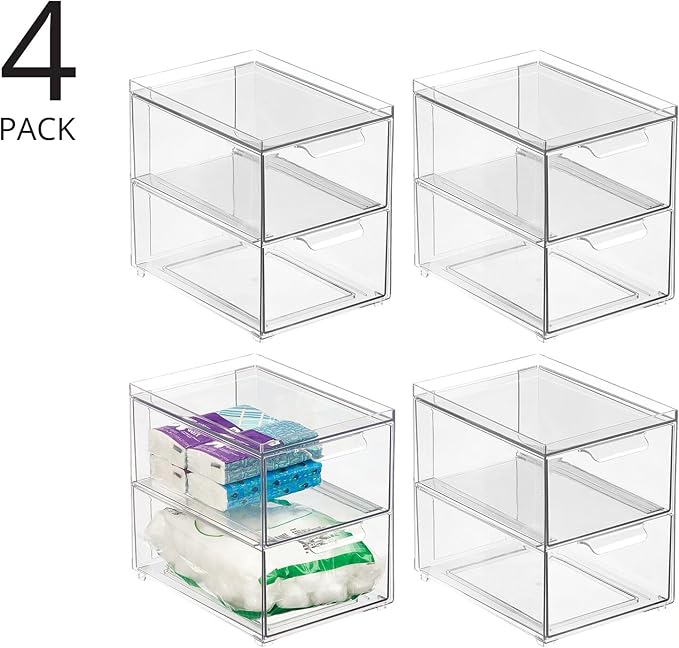 mDesign Stackable Storage Containers Box - Image 4