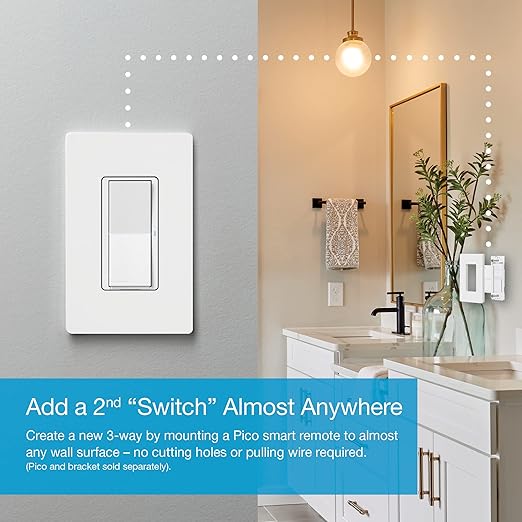 Lutron Claro Smart Light Switch w/ Wall Plate - Image 9