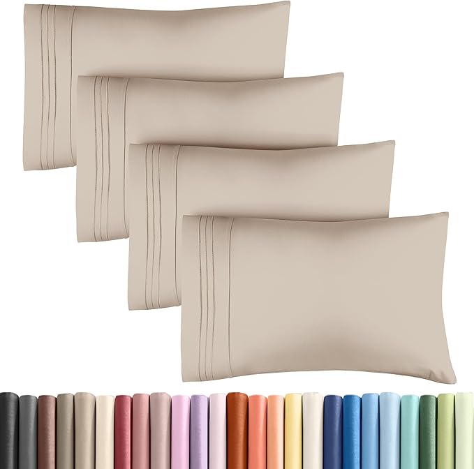 King Pillow Cases Set of 4 by CGKUnlimited