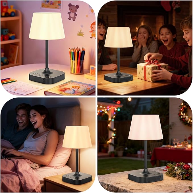 Outdoor Table Lamp - 8000mAh Cordless Rechargeable Battery - Image 6