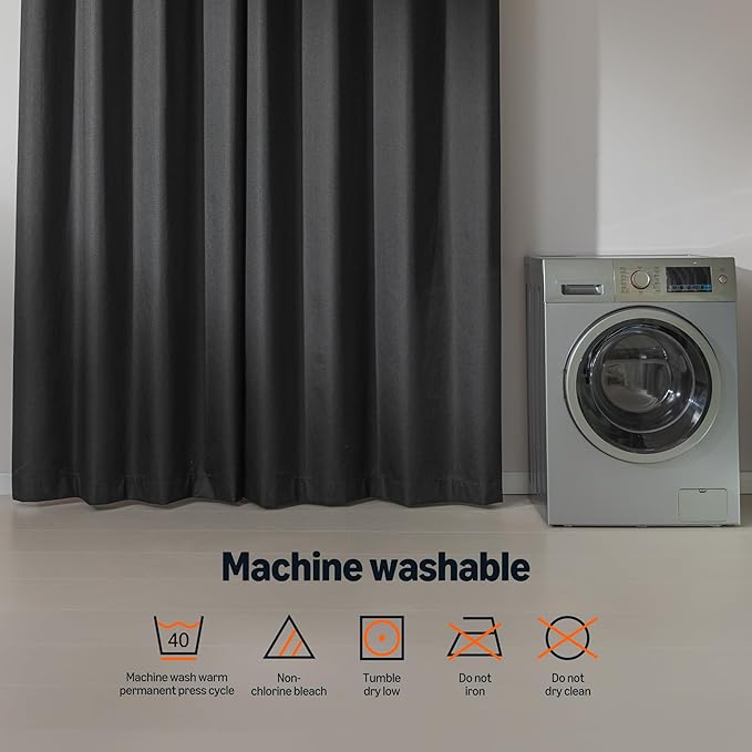 Amazon Basics Faux Linen Blackout Curtains - Image 6