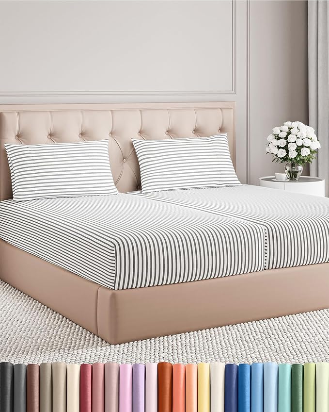 Split King Size 5 Piece Sheet Set by CGKUnlimited