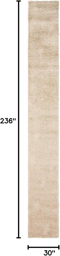 Unique Loom Solid Shag Collection Area Rug - Image 2