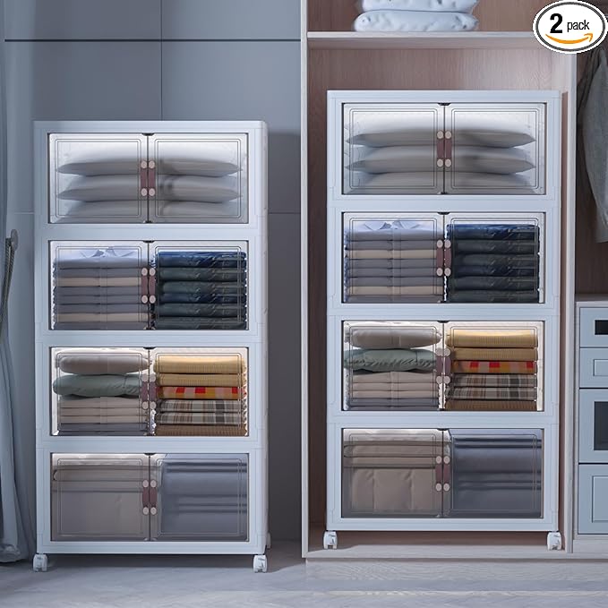Extra Large Stackable Storage Bins by VNVTO
