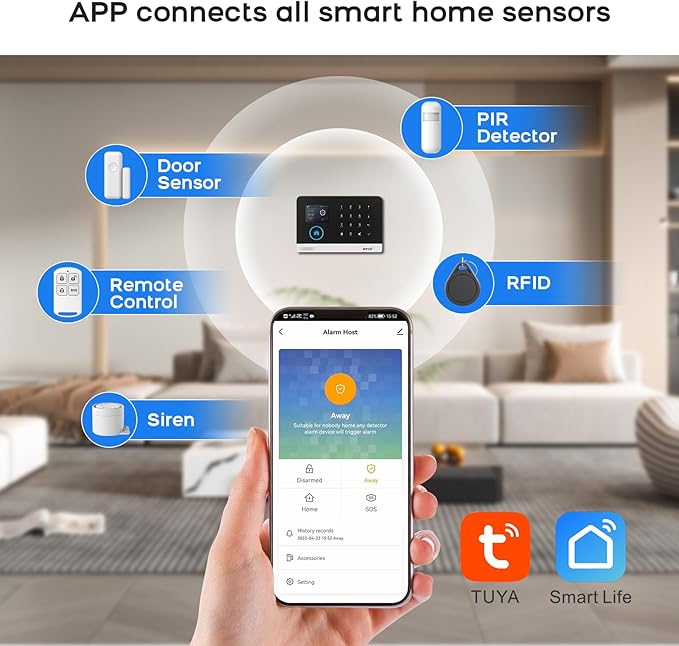 Alarm System for Home Security, 21-Pcs Wireless Security System - Image 7