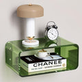 Acrylic Floating Nightstand, Bedside Table, Nightstand Shelf Wall Mounted by AcrylicTable