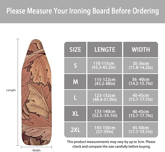 ZCFYGDX Easy Installation 14 x 45 Ironing Board Covers - Image 6