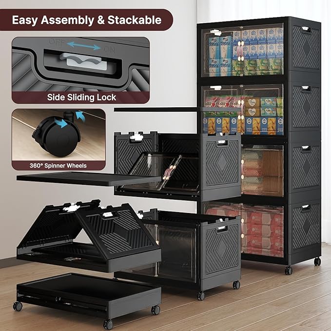Extra Large Stackable Storage Bins - Image 4