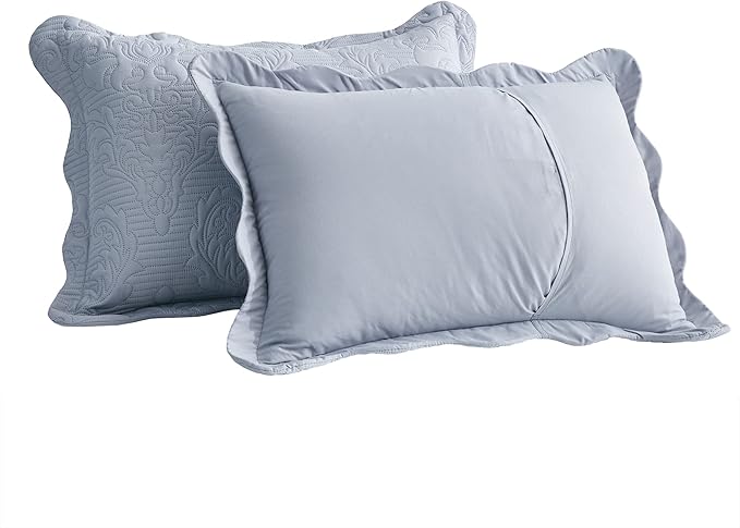 CHIXIN Microfiber King Pillow Shams Set of 2 - Image 8