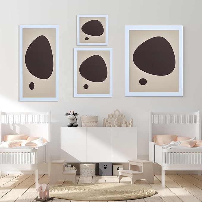 TKYGU 13x17 Picture frame Set of 3, wooden frame white - Image 5