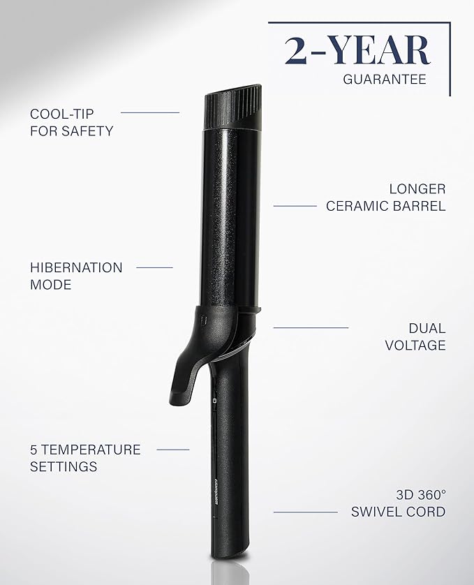 GLAMPALM Professional Curling Iron 1.4" - Image 5