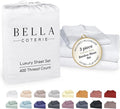 Bella Coterie Luxury Bamboo Viscose Twin XL Size Sheet Set | 100% Organically by BC