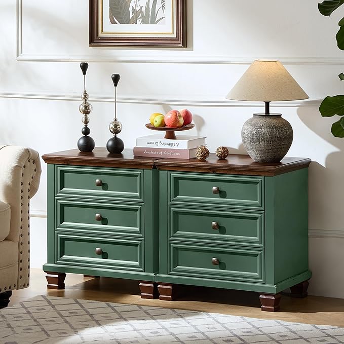 SAVOR LIFE Farmhouse Nightstand - Image 7