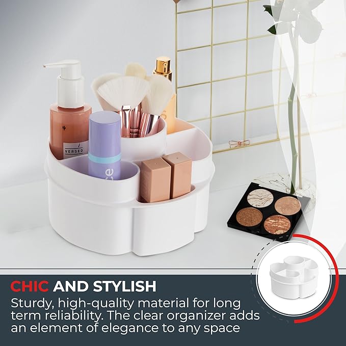 Masirs Small Rotating Makeup Organizer - Image 4