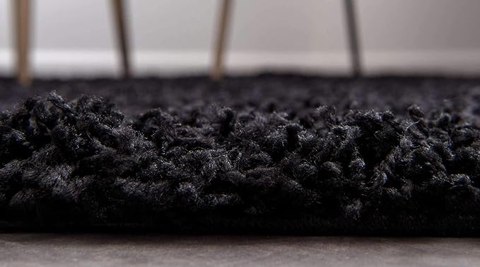 Unique Loom Solid Shag Collection Area Rug - Image 4