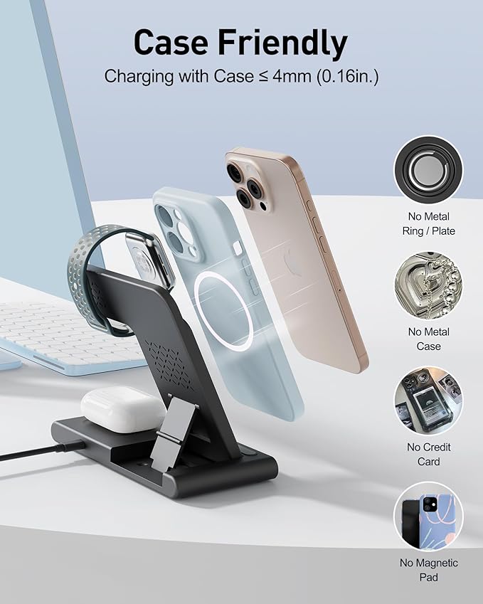 2026 Wireless Charger for Apple and Android Charging Station, 3 in 1 Fast Max - Image 5