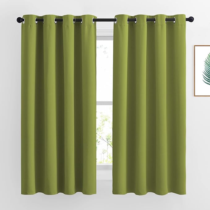 NICETOWN Fresh Green Curtain Panels by NICETOWN