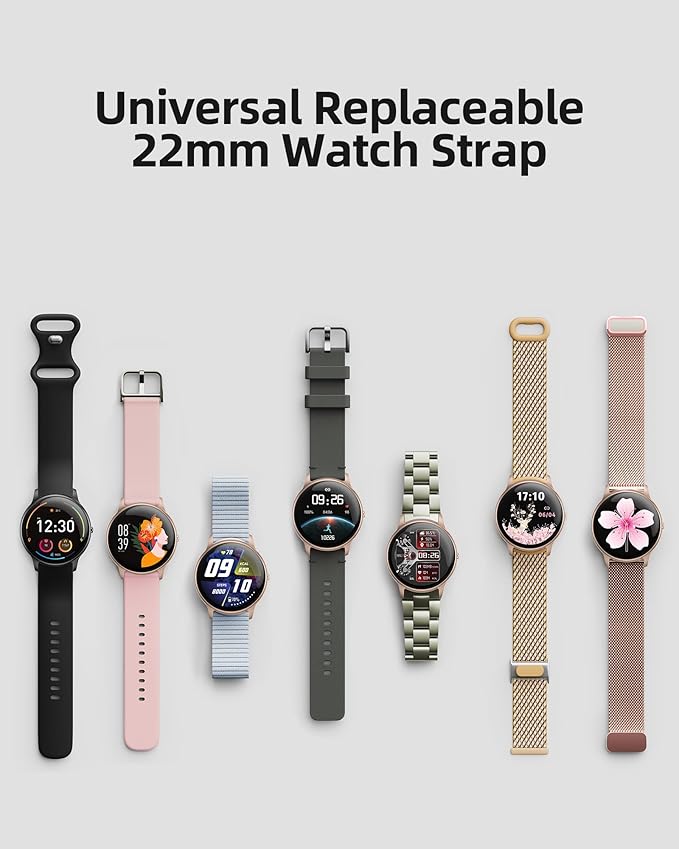 Parsonver Smart Watch for Women, HD Screen Fitness Tracker IP68 Waterproof - Image 9