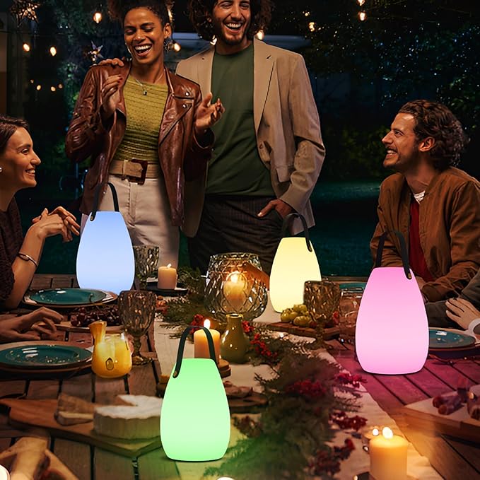 uuffoo 2 Pack Portable Outdoor Table Lamp - Image 8