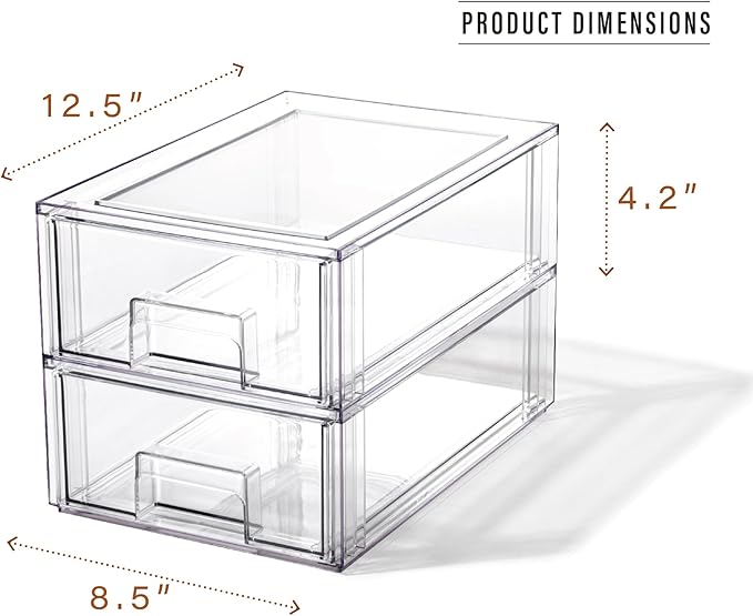 BINO | Stackable Storage Drawers, Small - Image 2