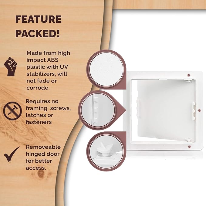 Morvat Access Panel 14x14 Inch for Drywall & Ceiling - Image 5