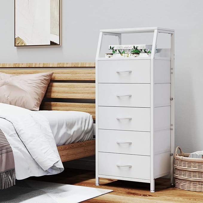 Ollieroo White Dresser for Bedroom, Storage Organizer - Image 5