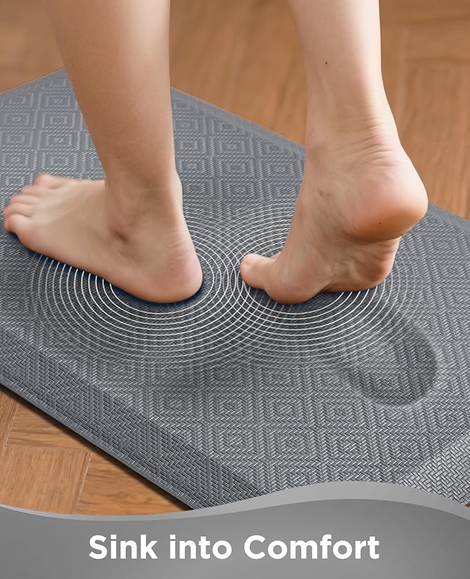 Ophanie Kitchen Mats for Floor, 3/4 Inch Thick Kitchen Rugs, Waterproof - Image 3