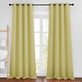 NICETOWN Paler Yellow Room Darkening Curtains by NICETOWN