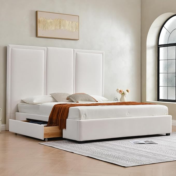 YUHUASHI King Size Bed Frame by YUHUASHI
