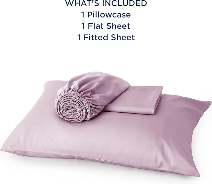 Bedsure Cooling Sheets Twin, Rayon Derived from Bamboo, Breathable & Soft Twin - Image 6